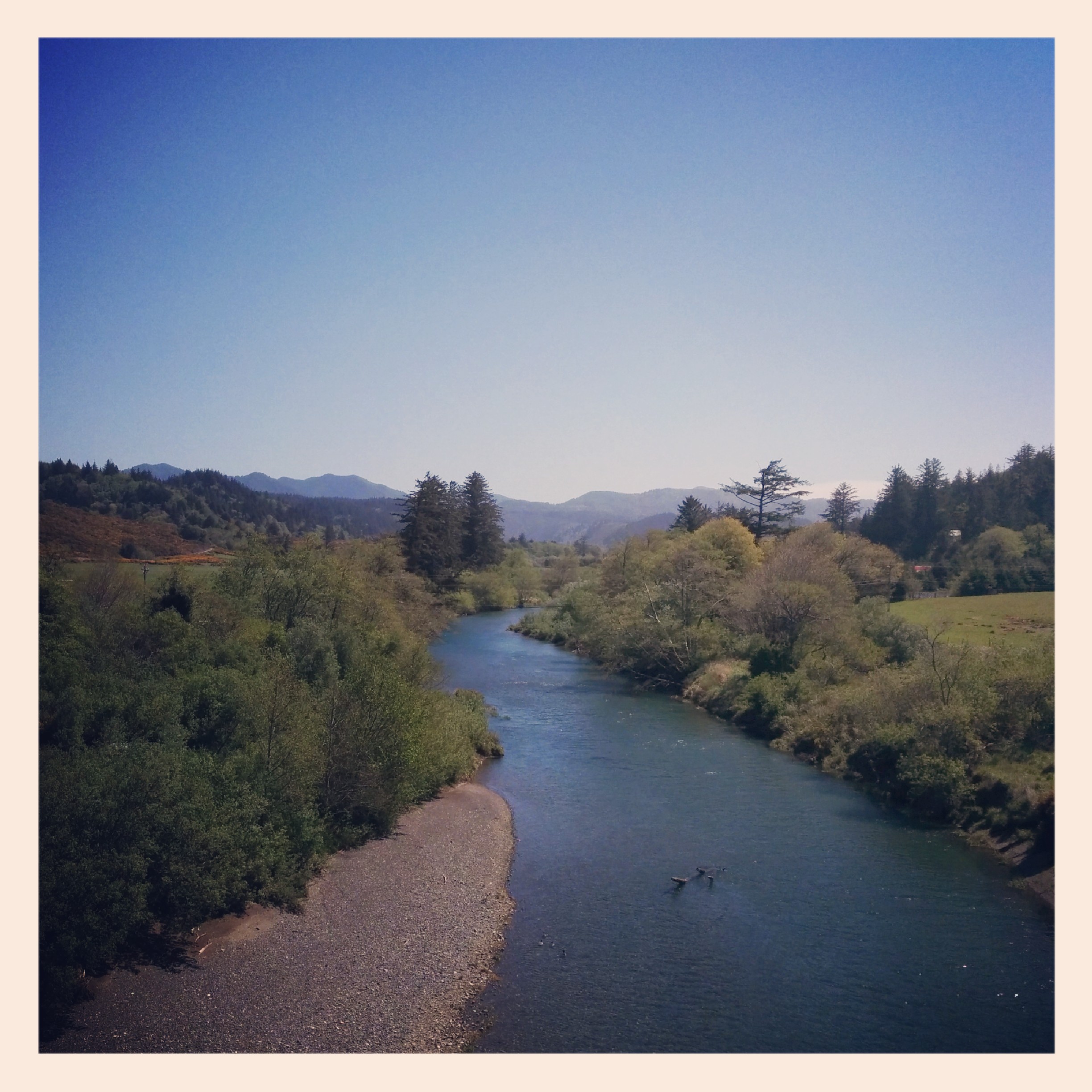 Here's a shot of Elk river just outside of Port Orford.