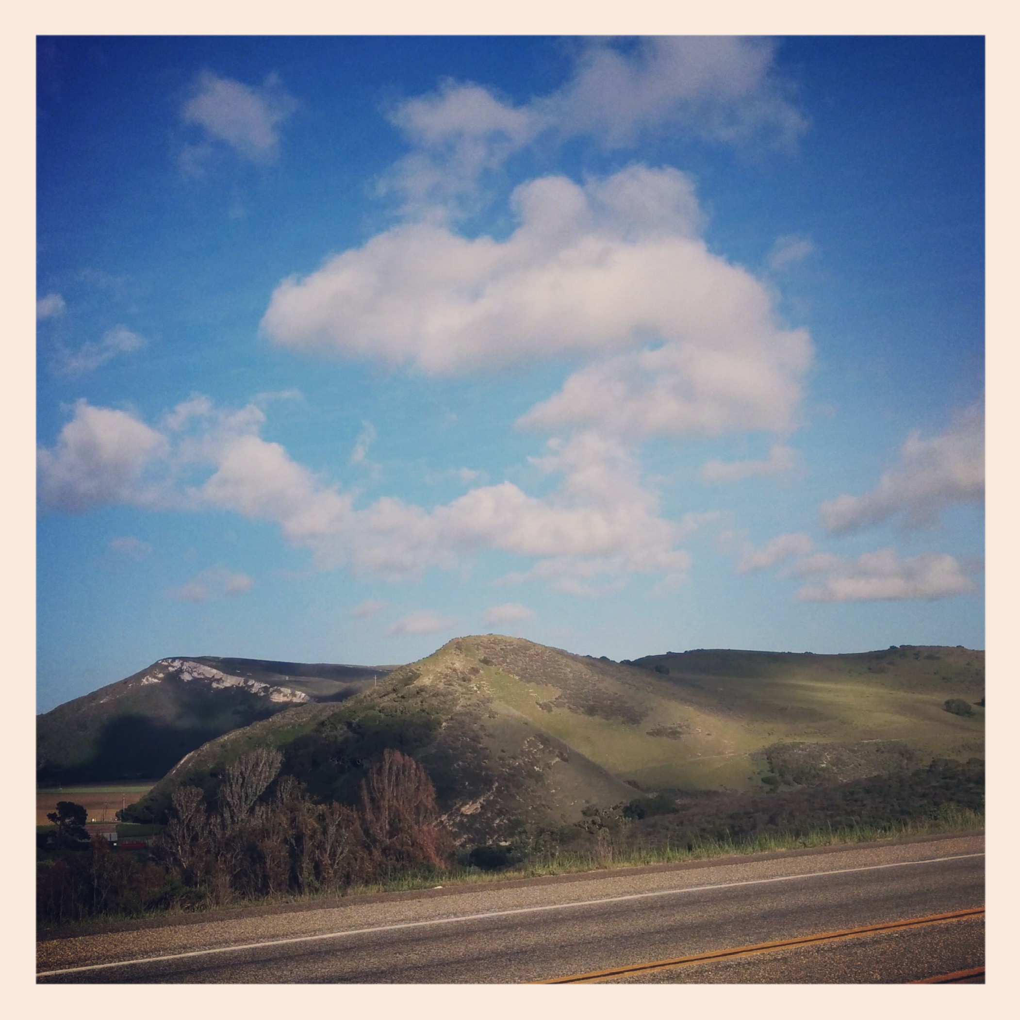 And here are a few of my ride to Gaviota State Park, I didn't have time to stop and take in the beautiful scenery as those last 18 miles out of Lompoc were a race with the sun. I barely made camp when I lost the light for the night. Lucky me :)