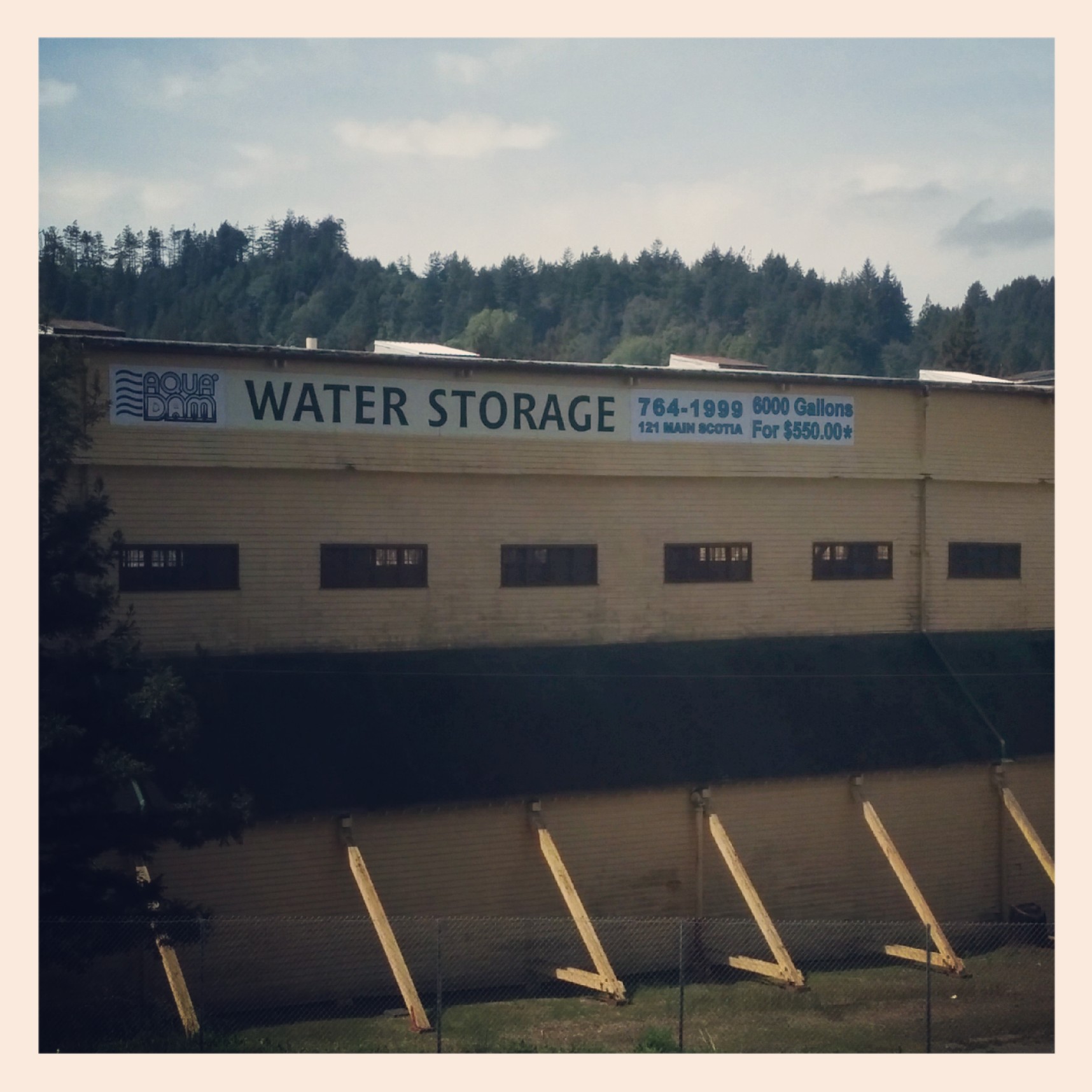 Rio Dell has water storage. What do you know about that Washington? Here I got back on the 101.