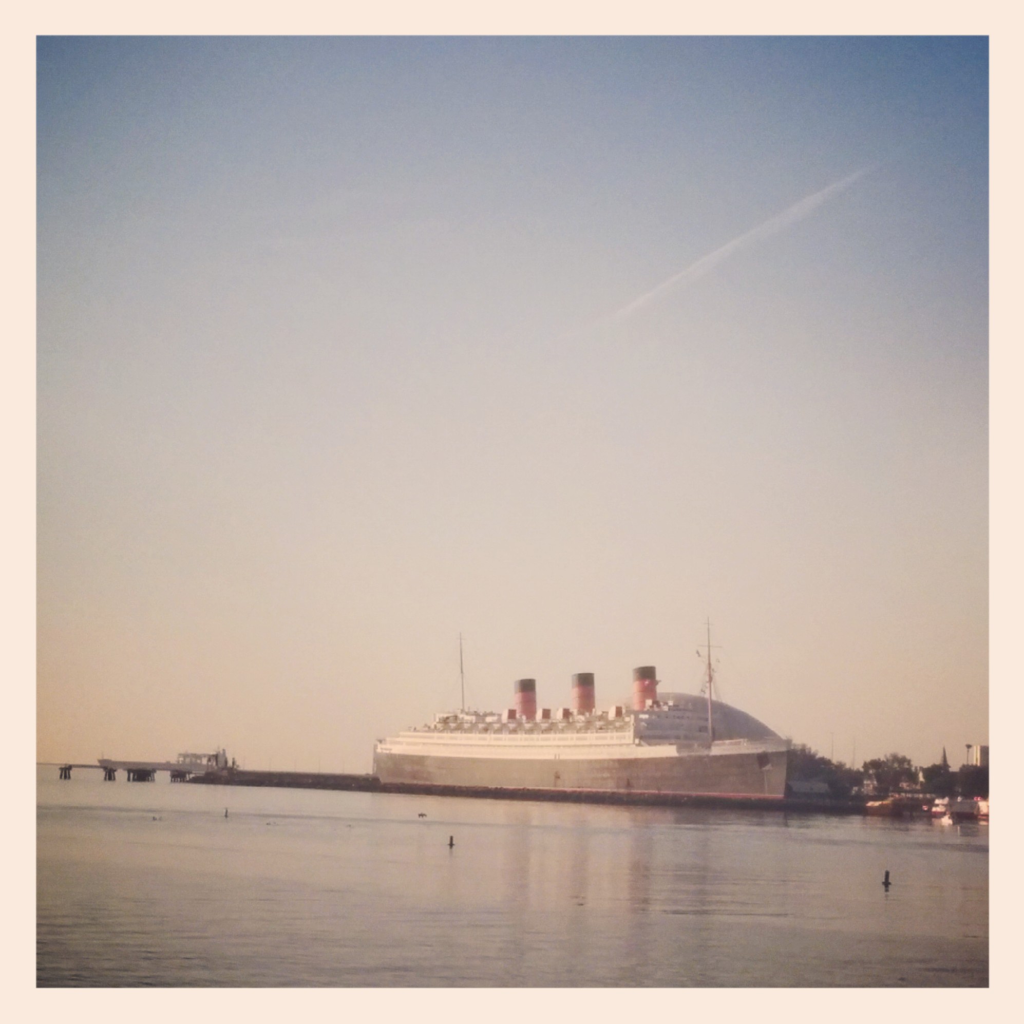 The Queen Mary from an angle I have never seen it.